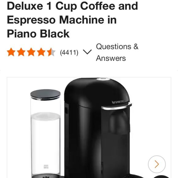 Breville Nespresso Vertuo Plus Espresso & Coffee Machine Black
New in Box - Picture 10 of 12